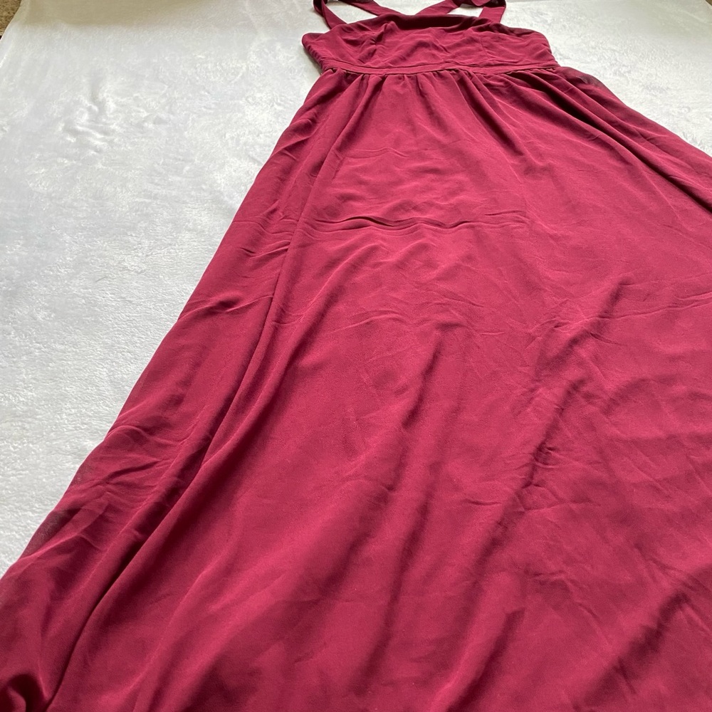 Lulus Air of Romance Maxi Dress - Burgundy - Picture 7 of 8
